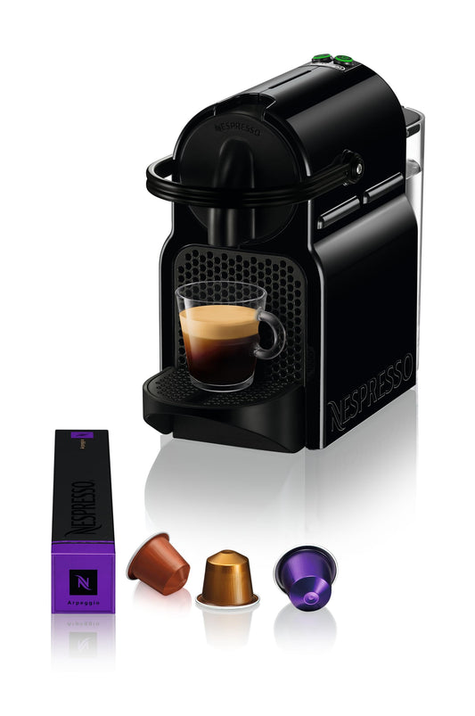👉 Kapsel-Kaffeemaschine – Mit Hochdruckpumpe & Energiesparfunktion, automatische Abschaltung nach 9 Min., für Espresso & Lungo, 0,7 l Wassertank, Schwarz